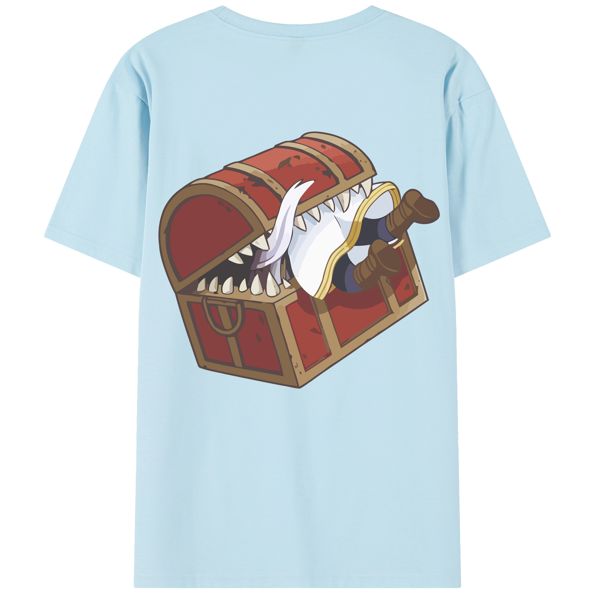 （画像用） 葬送のフリーレン Frieren 綿100％半袖Tシャツ（背面プリント）